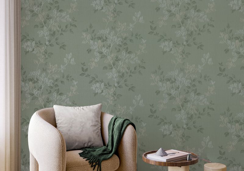 тёплые оттенки обоев