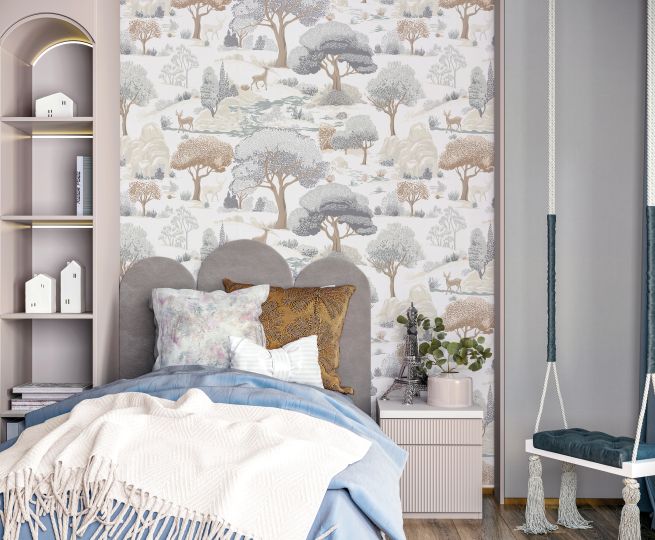 обои в скандинавском стиле