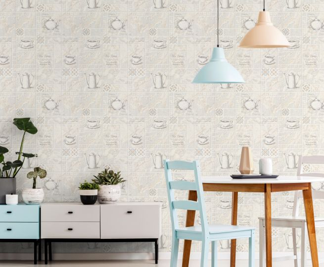 обои для кухни интерьер