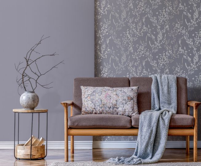 цвет обоев для кухни