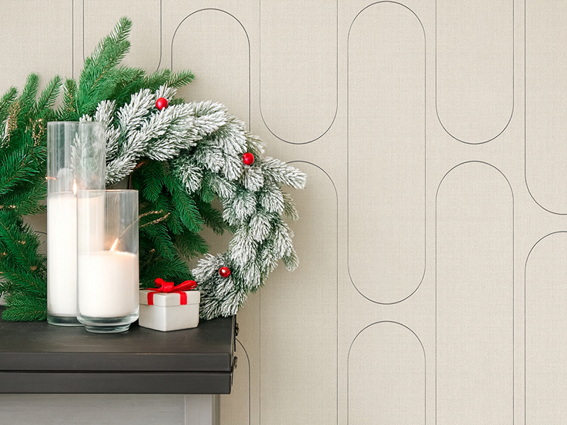 как украсить интерьер к новому году