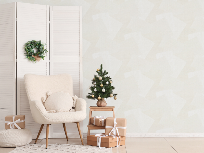 интерьер комнаты на новый год