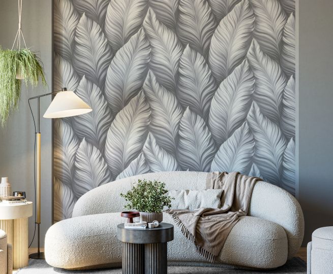 обои на стену крупный рисунок