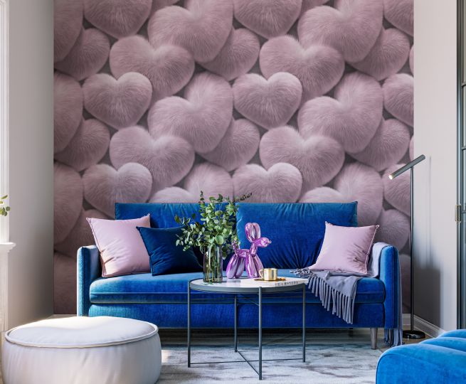 обои с крупным рисунком