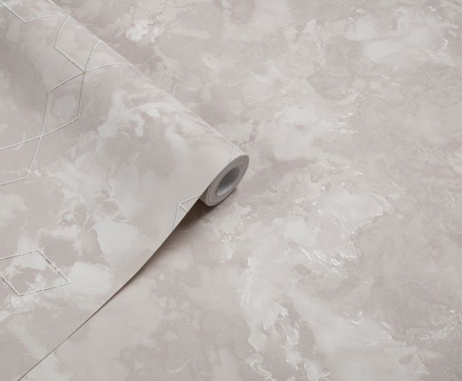 обои камень в интерьере