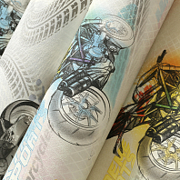 Макрофото текстуры обоев для стен 7385-63